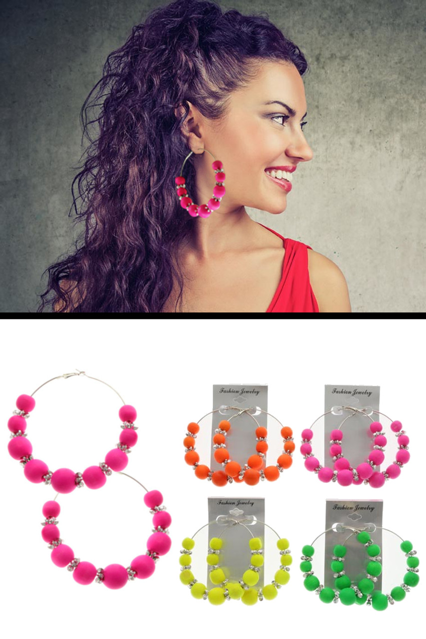 Large Neon Pink Hoops – Shop Closet Chic Boutique